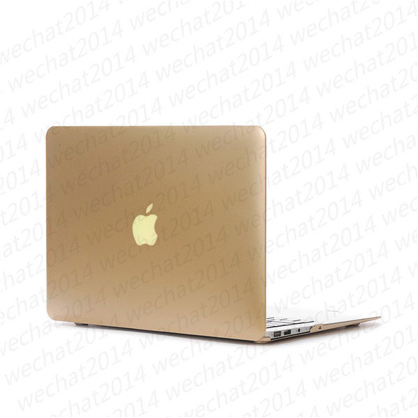 Fashion Metal Rubberized Case Cover for Apple Macbook Air Pro 11'' 12'' 13