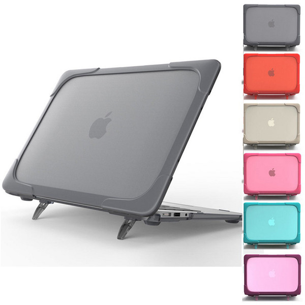 Strong Case Heavy Duty Dual Layer Bumper Case for Macbook Air 11 13 Pro 15 Retina