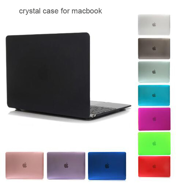 New PC Crystal shell case cover for Apple Macbook Air Pro Retina 11.6 12 13.3 15.4 inch Touch Bar laptop Cases For Macbook bag