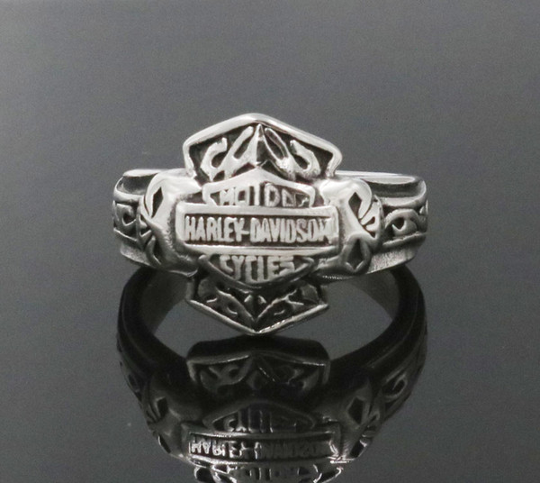 Punk High Quanlity Letter Titanium Rings Jewerly Popular Personality Motorcycle Rock Rings Men Women Rings wholesale Drop Shipping