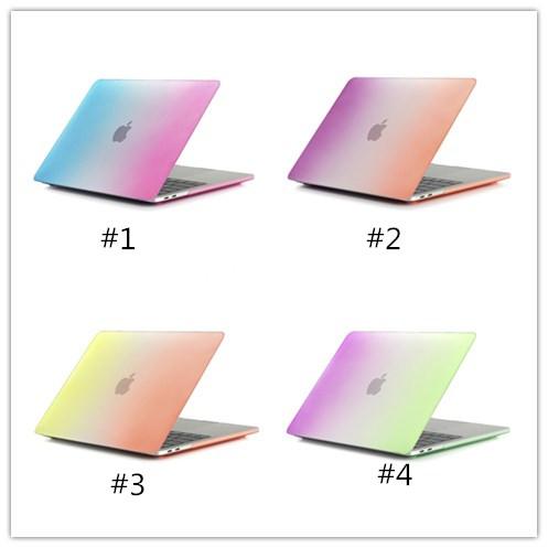 Hard Shell Rainbow Plastic Case Cover for Apple Macbook Air Retina Pro 11 12 13 15inch