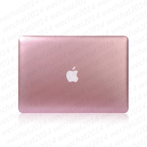 100PCS Fashion Metal Rubberized Case Cover for Apple Macbook Air Pro 11'' 12'' 13