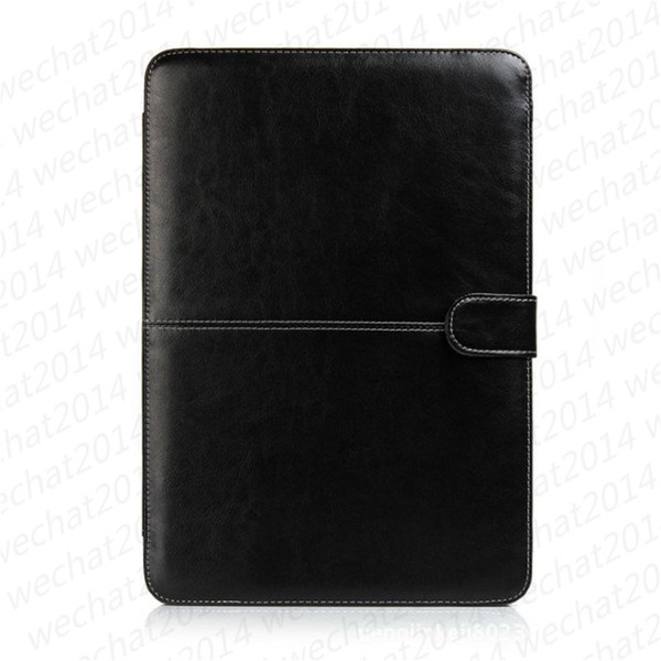 PU Leather Shockproof Folio Book Wallet Case Cover for Apple Macbook Air Pro 11'' 12'' 13