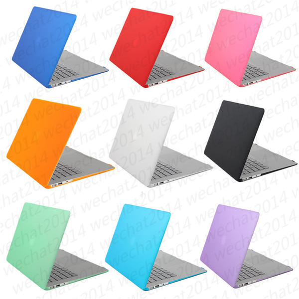 Matte Rubberized Hard Case Cover Full Body Protector Case Cover for Apple Macbook Air Pro 11'' 12'' 13