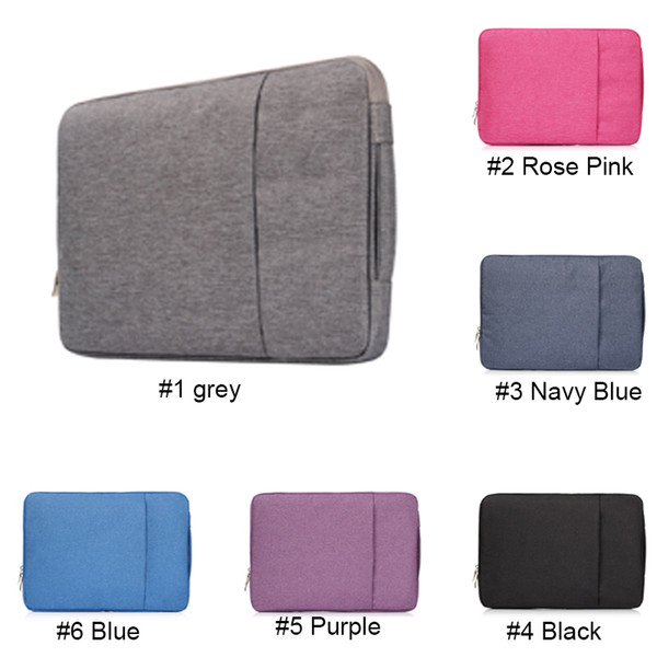 11 13 15inch Lylon Zipper Laptop Case Bag Pouch Sleeve for Macbook XiaoMi NoteBook Computer Tablet Sleeve