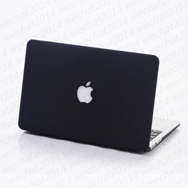 Rubberized Frosted Matte Hard Shell Laptop Cases Full Body Protector Case Cover for Apple Macbook Air Pro 11'' 12'' 13