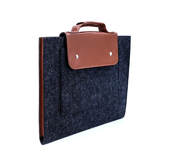 New durable wool felt hand-held computer bag to protect your computer, practical and beautiful