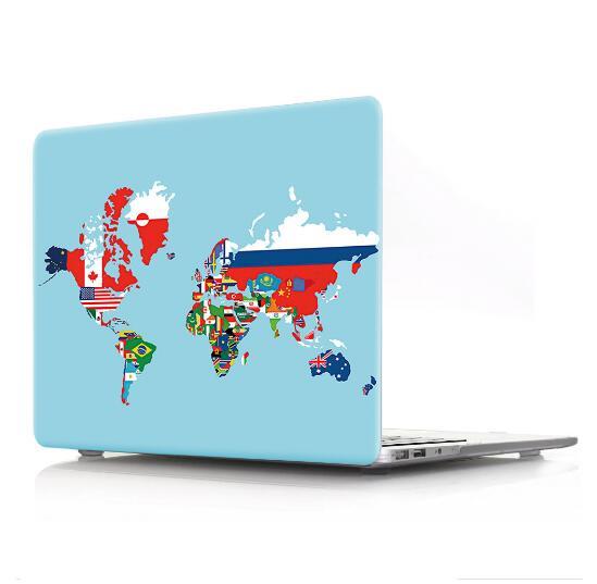 Water resistant,convenient, Durable, Smooth touch fashion Computer sleeveworld flag laptop cover case for macbook pro 13 15