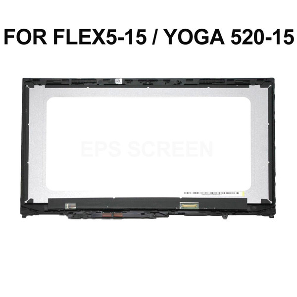 for Lenovo IdeaPad FLEX 5-1570 FLEX 5-1580 yoga520-15 Lcd Touch Screen Assembly+Bezel digitizer laptop panel LED+TP+FRAME