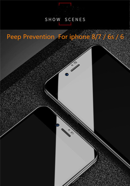 Anti Peep Privacy Glass Screen Protector Film 9H Tempered for iPhone6/6s/7/8/plus//X/Xs/XR/Xs Max