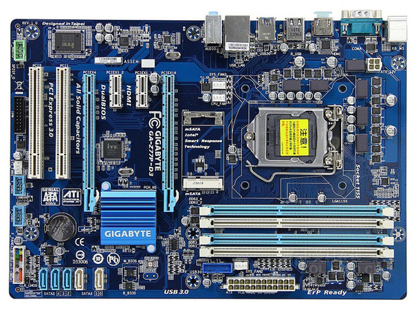 original for gigabyte GA-Z77P-D3 LGA 1155 DDR3 Z77P-D3 boards 32GB USB3.0 Z77 desktop motherboard