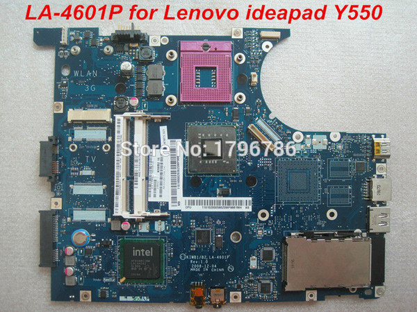 Wholesale-Original LA-4601P motherboard for Lenovo ideapad Y550 Intel DDR3 Integrated fully test and free shipping