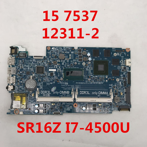 For 15 7537 KJ7NX 0KJ7NX CN-0KJ7NX Laptop Motherboard DOH50 12311-2 with SR16Z I7-4500U N14P-GT-A2 DDR3L 100% full Tested