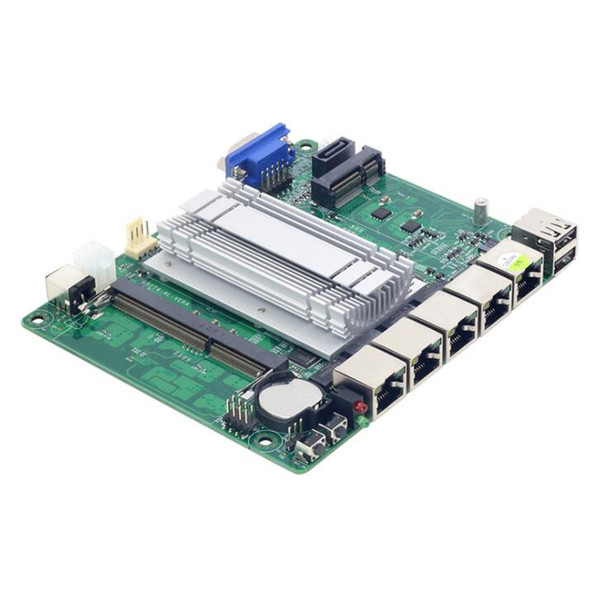 Dual-core mini motherboard j1900 single network port six serial port integrated graphics 17X17mini industrial control board