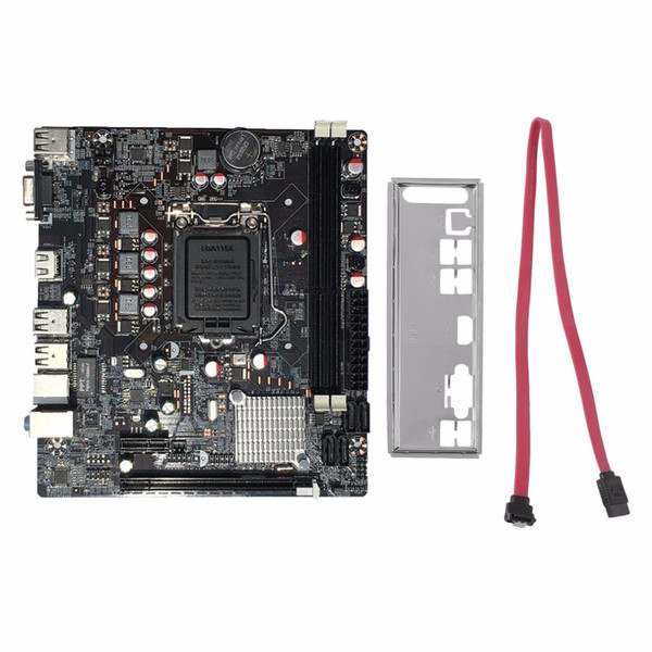 Freeshipping Professional H61 Desktop Computer Mainboard Motherboard 1155 Pin CPU Interface Upgrade USB3.0 DDR3 1600/1333