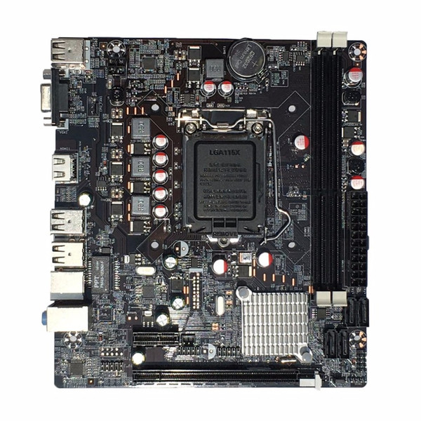 Freeshipping Professional H61 Desktop Computer Mainboard Motherboard LGA 1155 Pin CPU Interface Upgrade USB2.0 DDR3 1600/1333