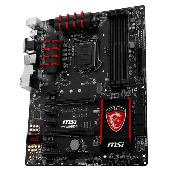 For MSI Z97 GAMING 5 Desktop Motherboard Intel Z97 Chipset LGA 1150/Socket H3 DDR3 SATA III ATX Systemboard for i3 i5 i7 CPU 32Gb