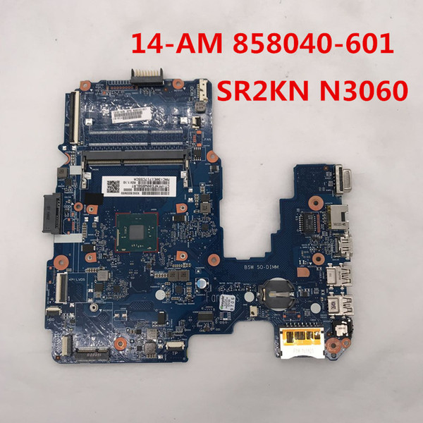 For 14-AM Laptop motherboard 858040-601 6050A2823301-MB-A01 With SR2KN N3060 CPU 100% full Testd