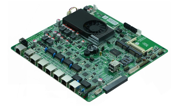 Firewall motherboard N70SL supports Intel 1037U/1.80GHz Dual core processor with 6*USB/2*COM for 6 LAN