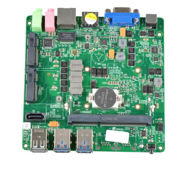 Mini integrated dual network Gigabit micro industrial vehicle industrial control small motherboard mini PC motherboard