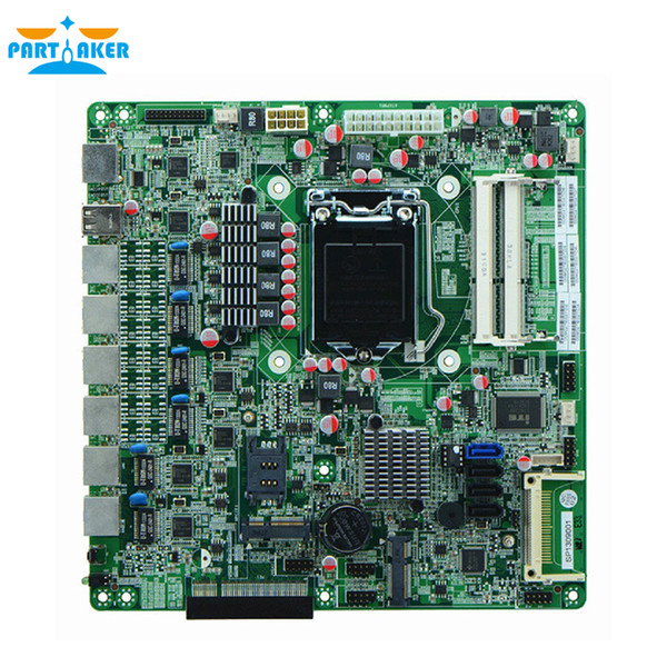 Partaker H67SL B75 LGA1155 socket Industrial Firewall motherboards with 6 lan For Router/Firewall Free Shipping