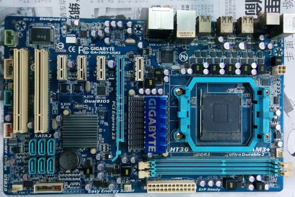 AM3+ AM3 motherboard for Gigabyte GA-780T-USB3 780T-USB3 DDR3 Socket AM3+