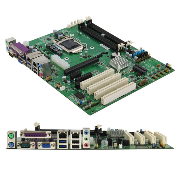 Q77/H77/B75 industrial motherboard Double network 10 com Socket1155 CPU computer motherboard 4 PCI