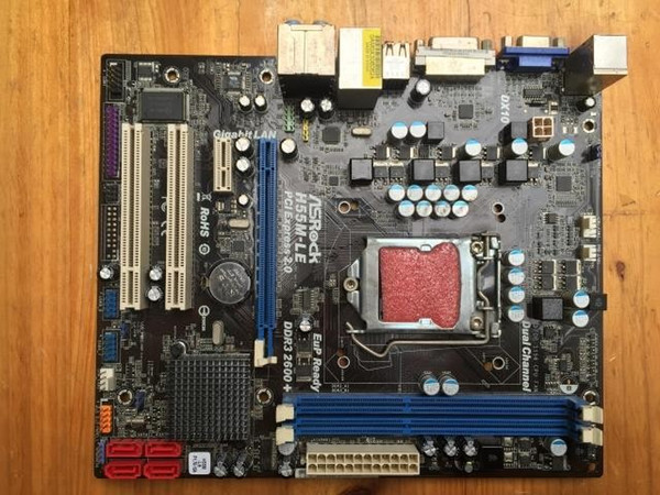 H55 P55 motherboard used original for ASRock H55M-LE LGA1156 DDR3 16G Free Shipping