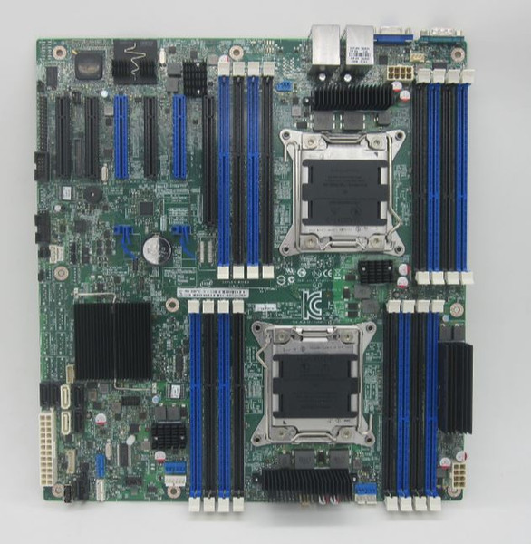 Dual Channel Server Motherboard S2600CP2 X79 LGA 2011 Pins C602 DBS2600CP2 Mainboard 6x PCIe 3.0 support e5-2600 cpu