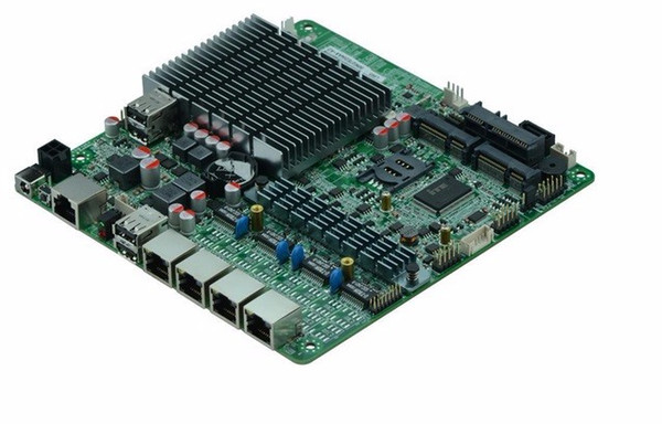 4*82583V Quad Core J1900 Processor Industrial Firewall Motherboard with support WIFI 3G USB COM