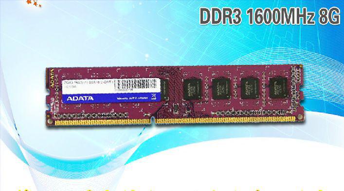 free shipping Adata 8g ddr3 1600 desktop computer ram single 8gb
