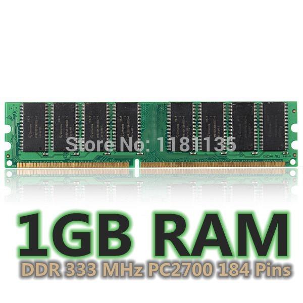 1GB DDR333 MHz PC2700 Non-ECC Laptop Desktop PC DIMM Memory RAM 184 Pins New