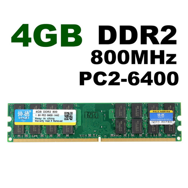 Brand New 4GB DDR2 800Mhz Single PC2 6400 DIMM 240Pin For AMD Chipset Motherboard Desktop Memory RAM Hight Quality