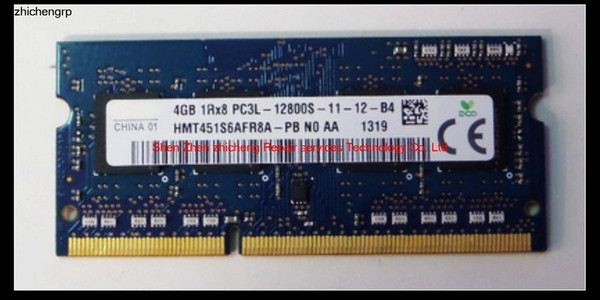 zhichengrp For Laptop 1.5V Voltage 4GB 2Rx8 PC3-12800 DDR3 1.35V Voltage 4GB 1Rx8 PC3L-12800S 1600MHz Non-ECC SO-DIMM RAM