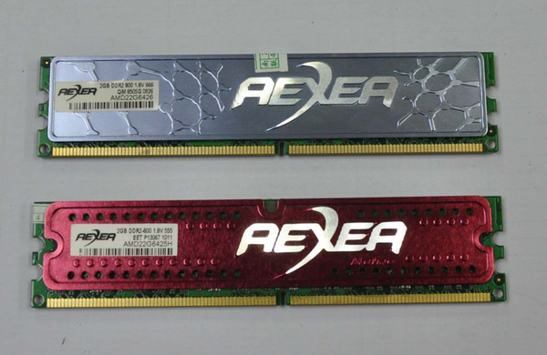 FREE SHIPPING AEXEA 2GB RAM 240-Pin DDR2-800 (PC2 6400) Desktop Memory with Heat spreater AMD22G6425H or AMD22G6426