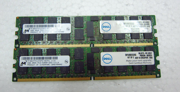 100% Tested Work Perfect for MT 2R*4 PC2-5300P DDR2 667 4G REG ECC
