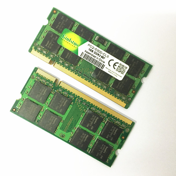 Computer Components Kinlstuo ddr2 1gb 533/667/800MHz Test good 200pin laptop memory intel&AMD RAMs