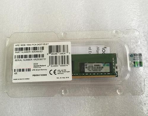 805349-B21 809082-091 16GB (1X16GB) DDR4 2400MHZ PC4-19200 Server Memory For ML350 ML150 Gen9