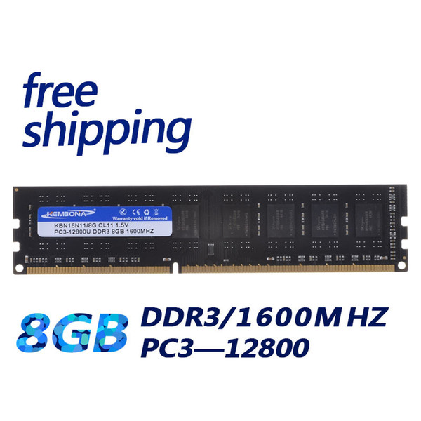 3 8gb Factory desktop ddr3 8gb ddr3 8g ram 1600 full compatible all motherboard with original chips Free shipping