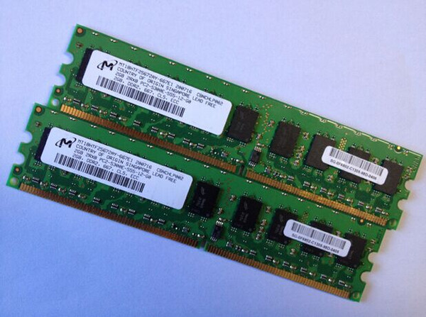 Server memory 4GB (2x 2GB) DDR2 ECC 667MHz 2GB 2Rx8 PC2-5300E Workstation RAM for Lenovo t468 g2 g4 g5 t100 g9 g7 X3200 M2 X3250 M2 X3100