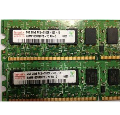 Server memory 4GB (2x2GB) DDR2 ECC 667MHZ 2GB 2Rx8 PC2-5300E FOR DELL SC420 SC440 380N X3100 X3200 X3250 FOR HP ML110 G5 ML310G5