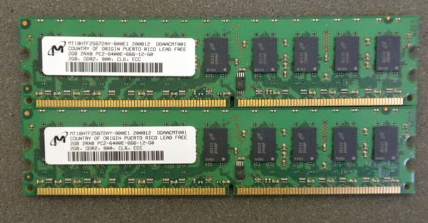 Server memory 4GB (2x 2GB) DDR2 ECC 800MHz PC2-6400E Workstation RAM FOR DELL SC420 SC430 SC440 380N X3200 X3250 ML310 ML310 xw4300 xw4600