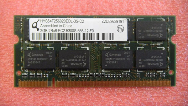 for Lenovo 410A 410L 410M 410T 420A 420M F40 F40A F40M F41A F41G F41M C462A Laptop 4GB DDR2 667 RAM 2GB 2Rx8 PC2-5300S 200-PIN SODIMM memory