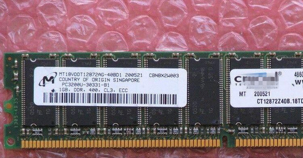 1GB DDR 400 ECC 1GB PC3200E 1GB UDIMM RAM for HP DL100 DL320G3 ML110 ML110G2 SC400 workstation memory