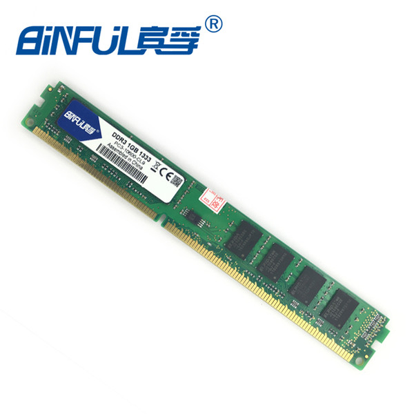 pc3-10600 ddr3 Binful original New Brand DDR3 PC3-10600 1GB 1333mhz for Desktop RAM Memory 240pin compatible with Desktop for Intel and AMD