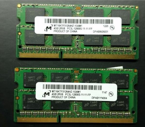 2GB DDR3 1600MHz SODIMM 4GB 1Rx8 PC3-12800S RAM 2GB DDR3 Notebook Memory For Thinkpad E540 E531 E431 L430 L440 S3 S5 E545 E520 E530 E450 X20