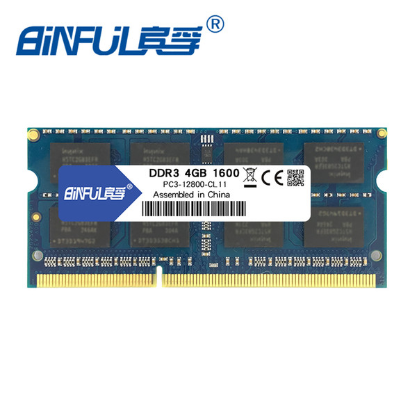 4gb 1600mhz pc3-12800 Binful DDR3 4GB 1600mhz PC3-12800 for laptop Memory 204pin for Notebook memoria Ram Notebook sodimm