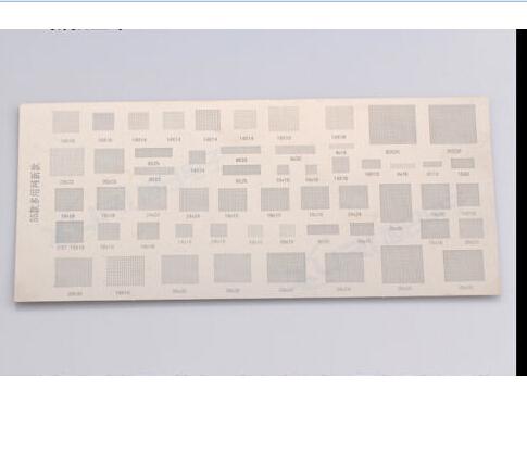 55 types soldering stencil template for phone ic chipset resodering repair work