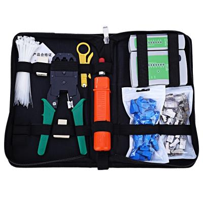 New Network Cable Tester Crimper LAN Ethernet Kit Crimping Tool Set Network Computer Maintenance Repair Tool Kit Flat Screwdriver Crimping