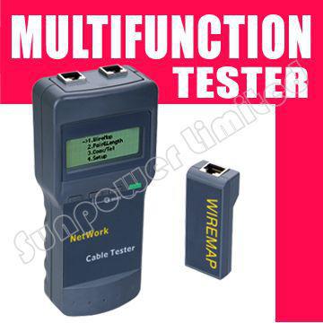 Free shipping by UPS/DHL/EMS, CAT5 RJ45 Network Cable Tester Meter Length SC8108